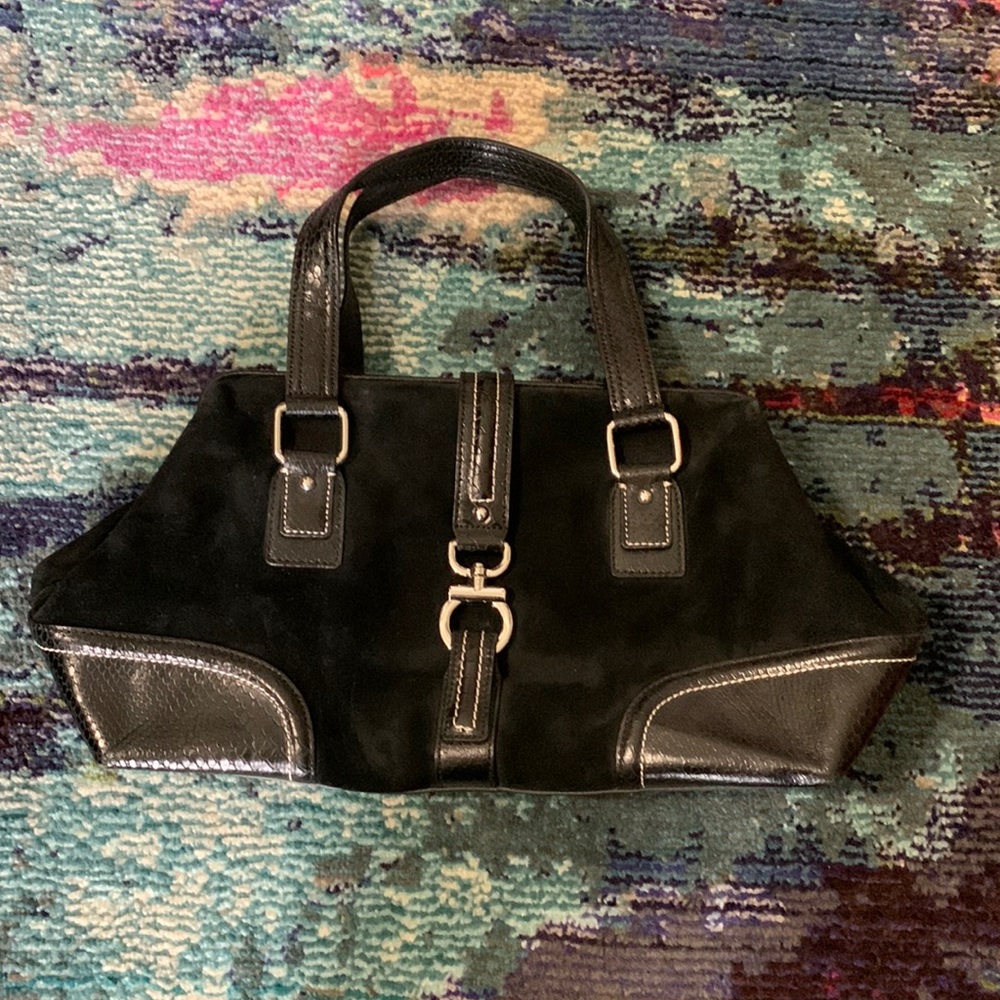 Talbots suede tote/handbag